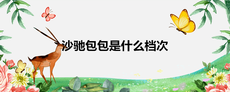 沙池什么档次(沙驰包包是什么档次)