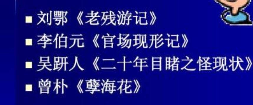 晚清四大谴责小说(晚清四大谴责小说都是什么)
